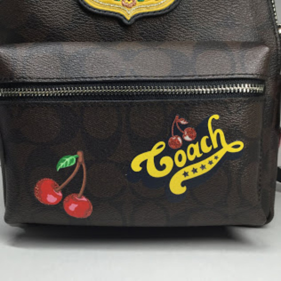 Coach Brown and Black Charlie Signature Backpack main image 4